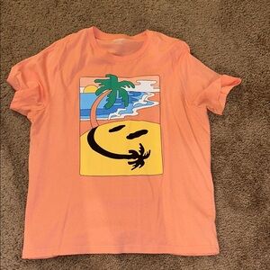 Old Navy Orange Graphic Tee